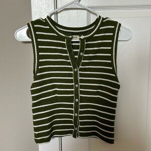 Madewell Striped Sweater Tank